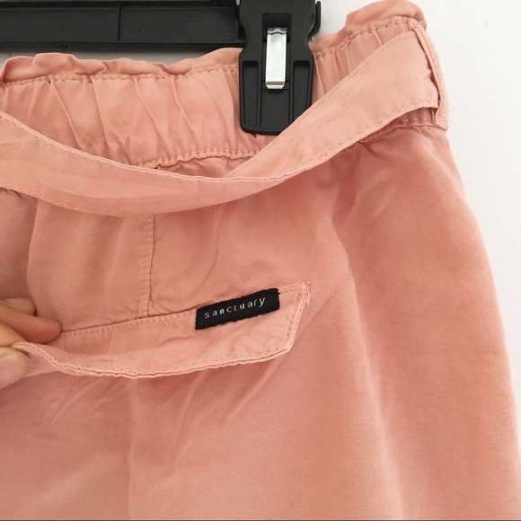 Sanctuary Tencel Paperbag Shorts - Picture 3 of 4